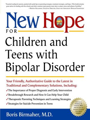 cover image of New Hope for Children and Teens with Bipolar Disorder